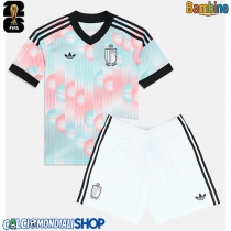 Maglie da calcio Belgio Seconda Maglia Bambino Mondiali 2026  Manica Corta + Pantaloni corti)